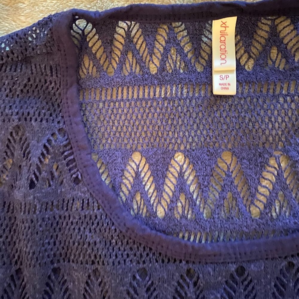 Blue short sleeve top